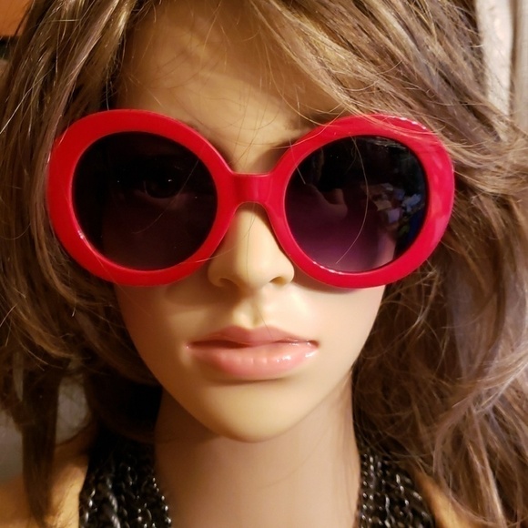 𝅺FASHION sunglasses. Red. - Picture 1 of 7